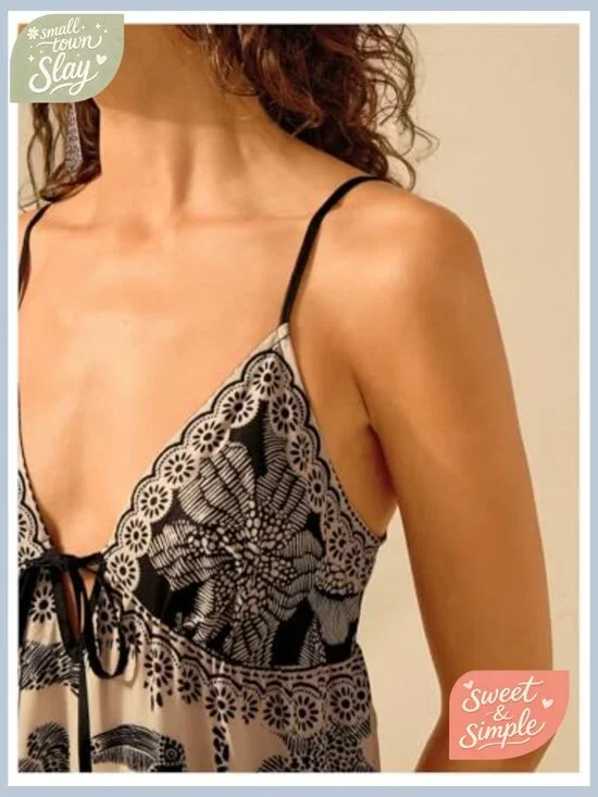 Summer Maxi Sundress Tiered Ruffle Hem Spaghetti Strap Boho Dress - Picture 4 of 6